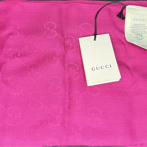 NWT Gucci | Logo Scarf - Picture 2 of 8